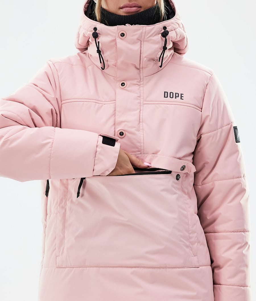 Puffer W Snowboard Jacket Women Soft Pink Mono