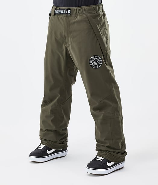 Blizzard Pantaloni Snowboard Uomo Olive Green