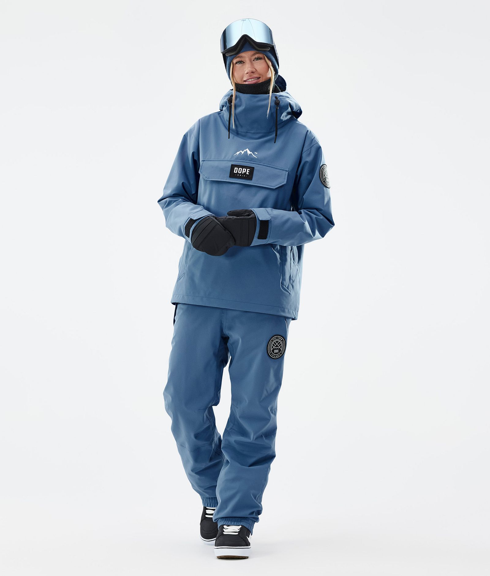 Blizzard W Pantalon de Snowboard Femme Blue Steel