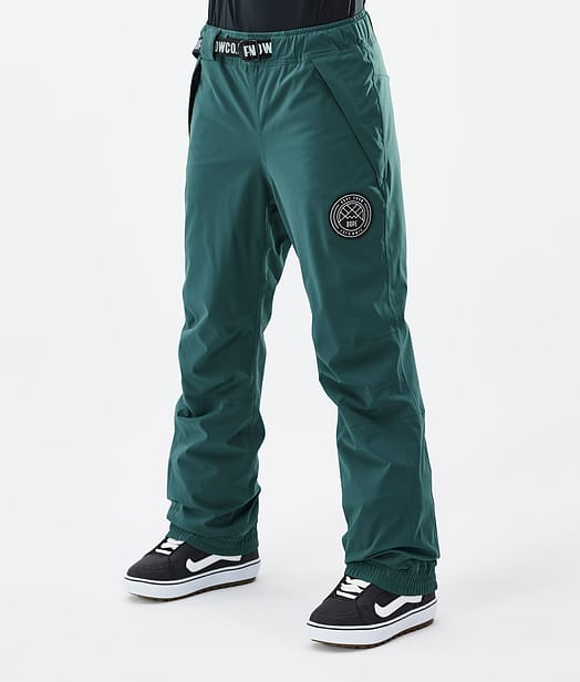 Blizzard W Pantalon de Snowboard Femme Bottle Green