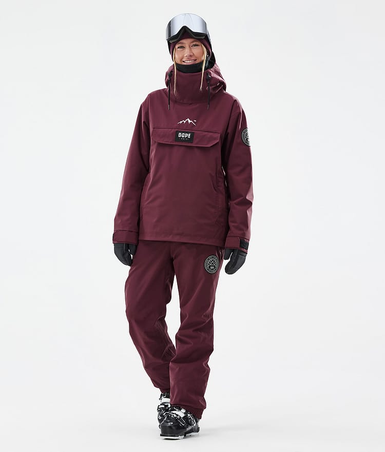 Blizzard W Pantalon de Ski Femme Burgundy, Image 2 sur 5