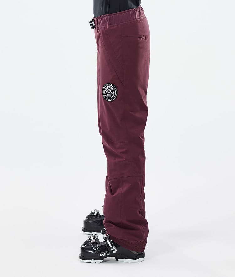 Blizzard W Pantaloni Sci Donna Burgundy, Immagine 3 di 5