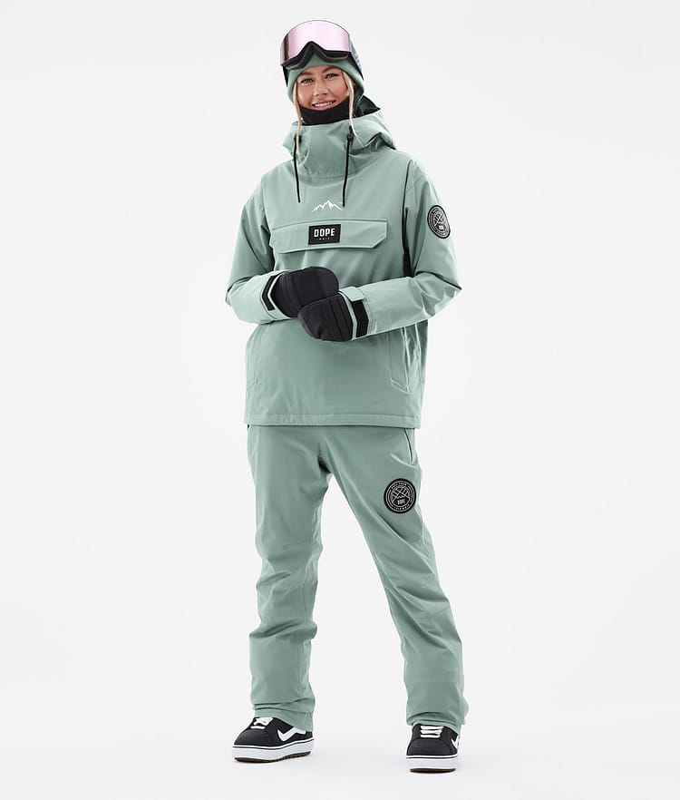 Blizzard W Snowboardbyxa Dam Faded Green, Bild 2 av 5
