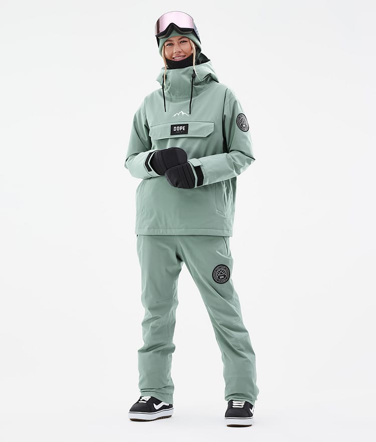 Blizzard W Snowboardhose Damen Faded Green