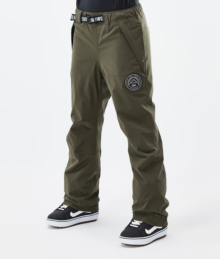 Blizzard W Snowboard Broek Dames Olive Green, Afbeelding 1 van 5