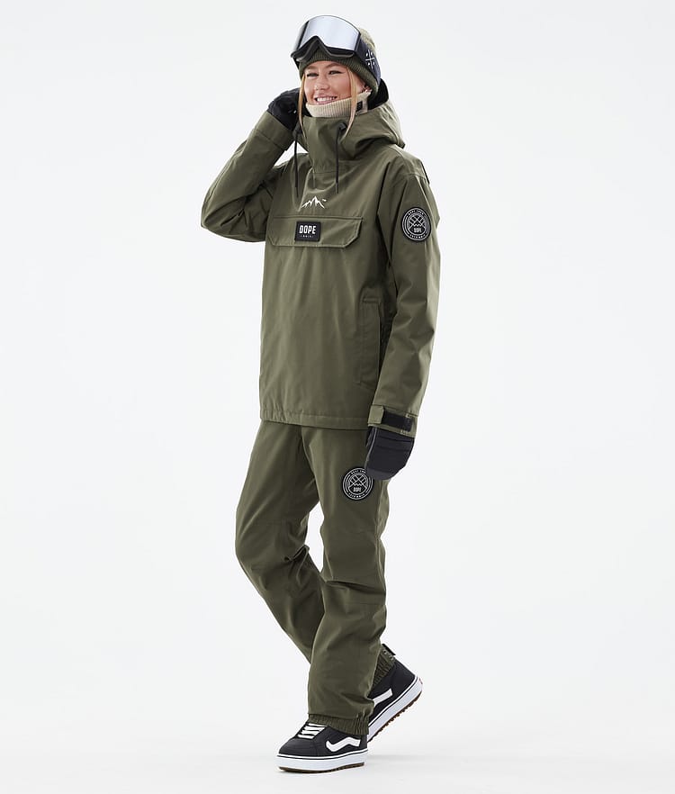 Blizzard W スノボ パンツ レディース Olive Green, 画像2 / 5