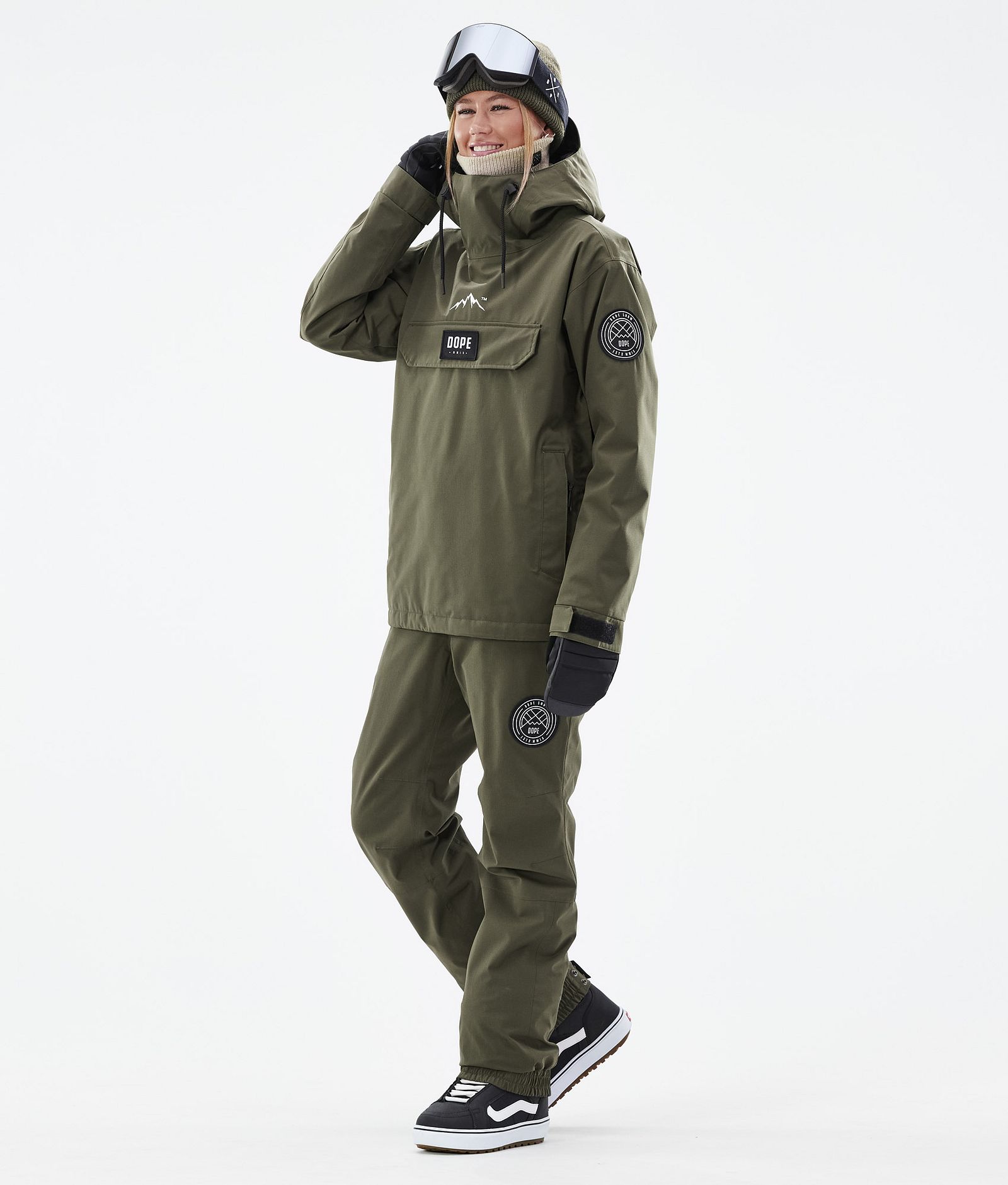 Blizzard W スノボ パンツ レディース Olive Green, 画像2 / 5