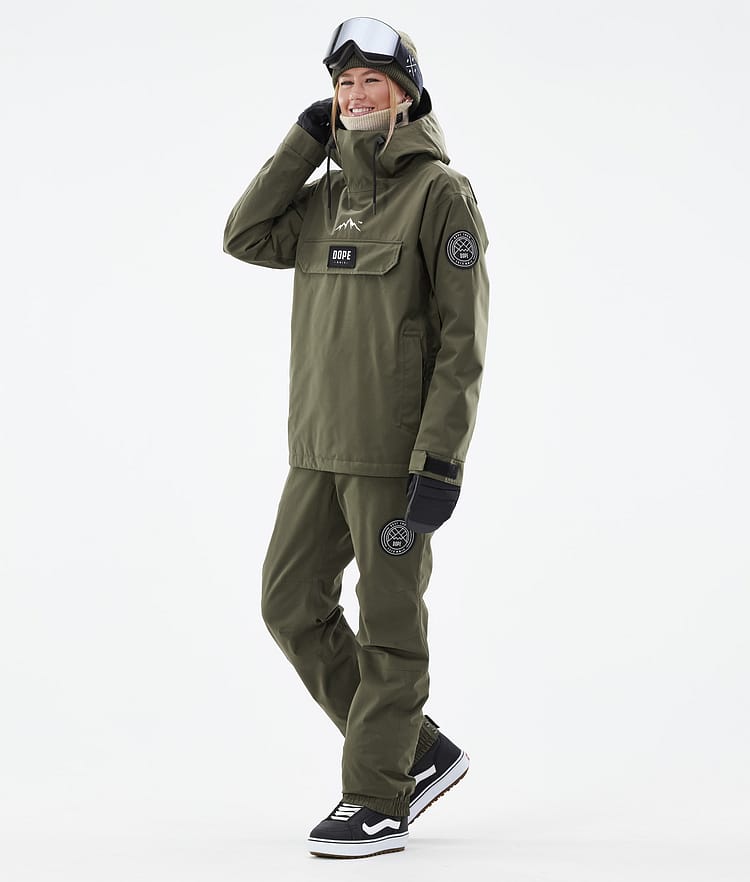 Blizzard W Snowboardhose Damen Olive Green