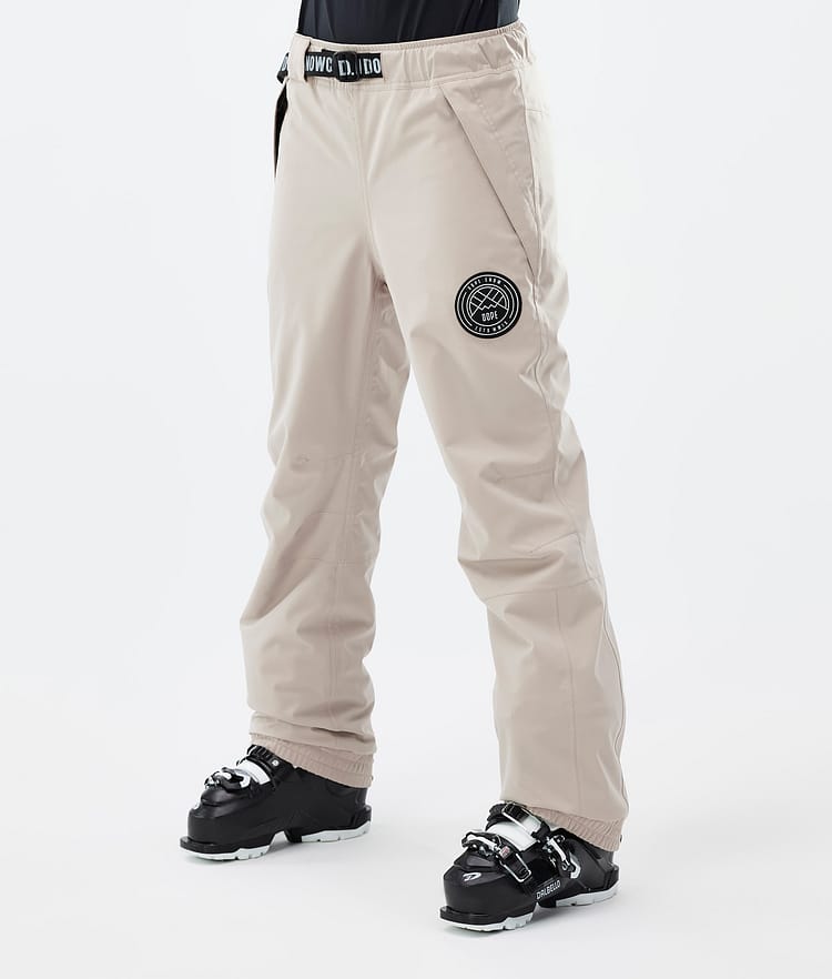 Dope Blizzard W Pantalones Esquí Mujer Sand - Tierra