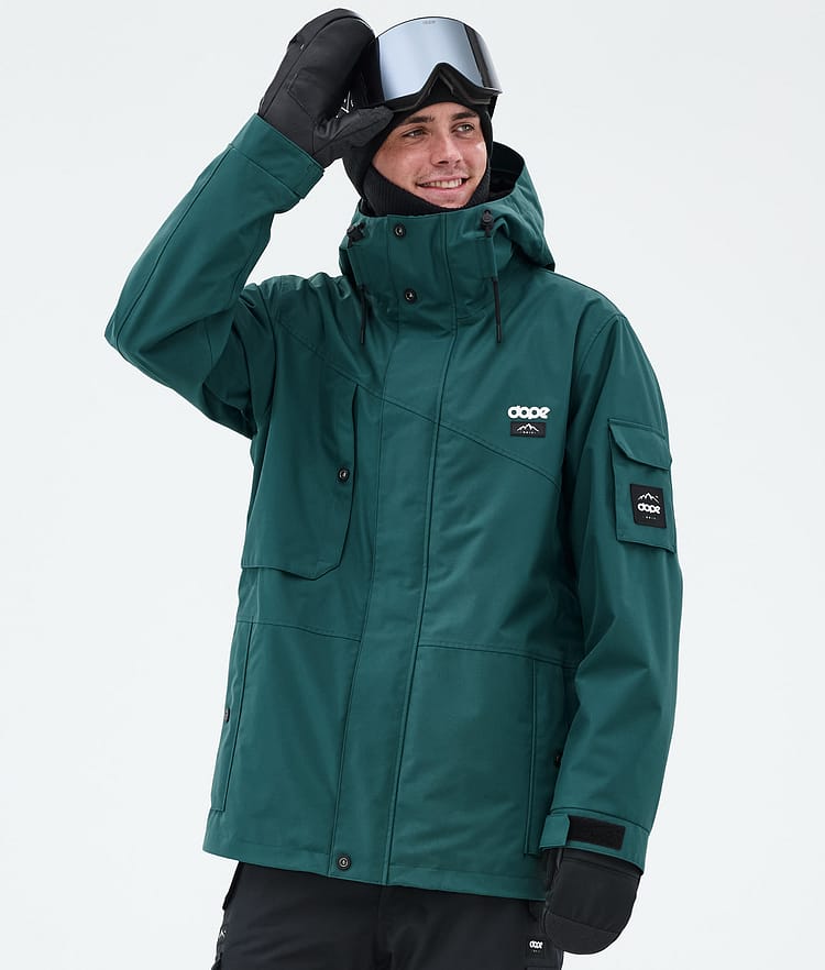 Adept Ski Jacket Men Bottle Green, Image 1 of 10