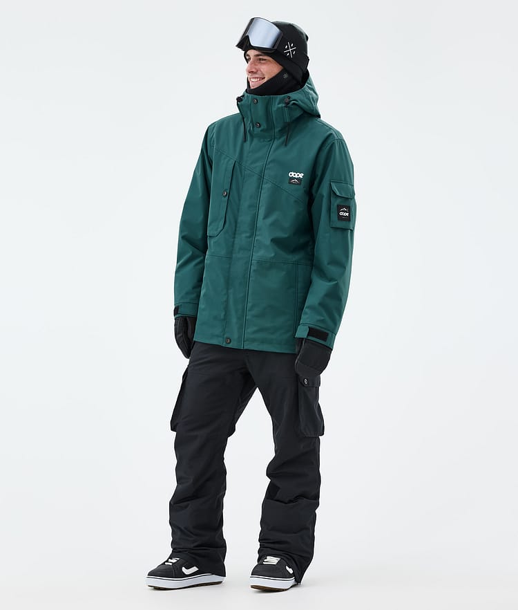 Adept Snowboard Jacket Men Bottle Green, Image 3 of 10