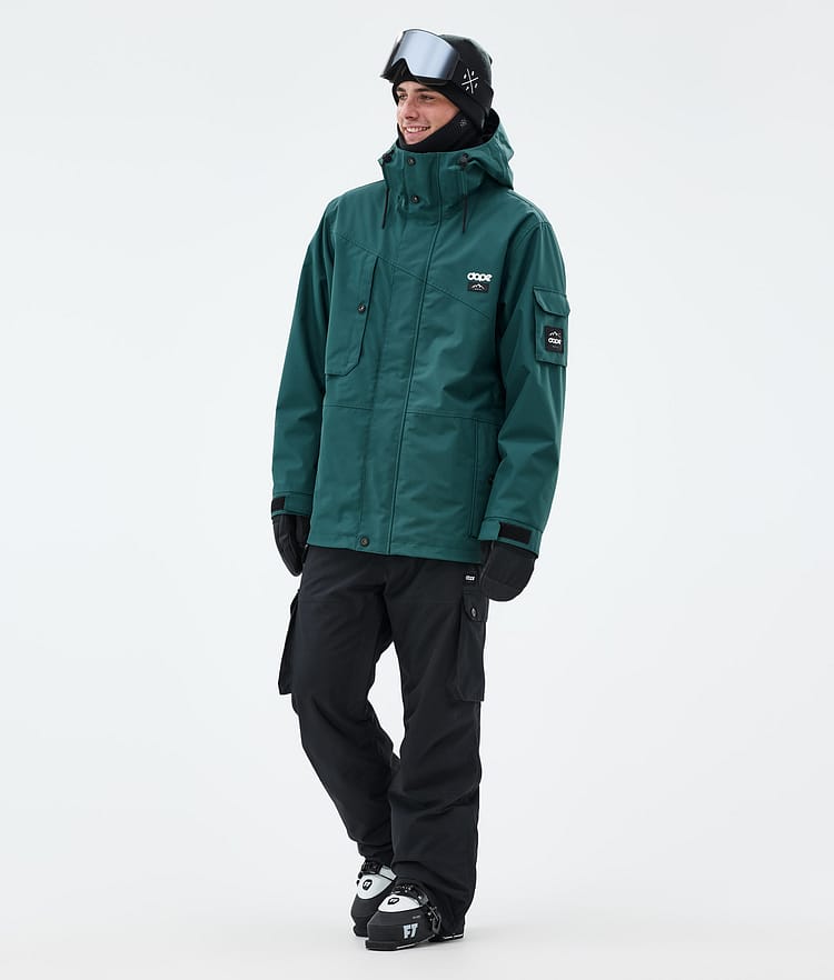 Adept Ski Jacket Men Bottle Green, Image 3 of 10
