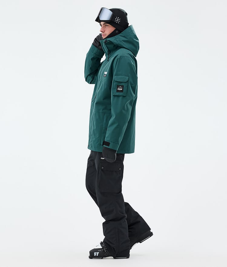 Adept Ski Jacket Men Bottle Green, Image 4 of 10