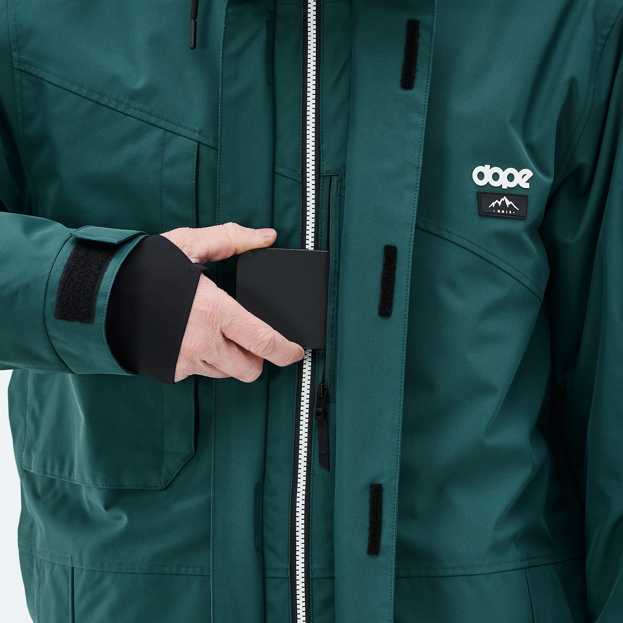 Dope Adept Snowboard Jacket Men Bottle Green | Dopesnow.com