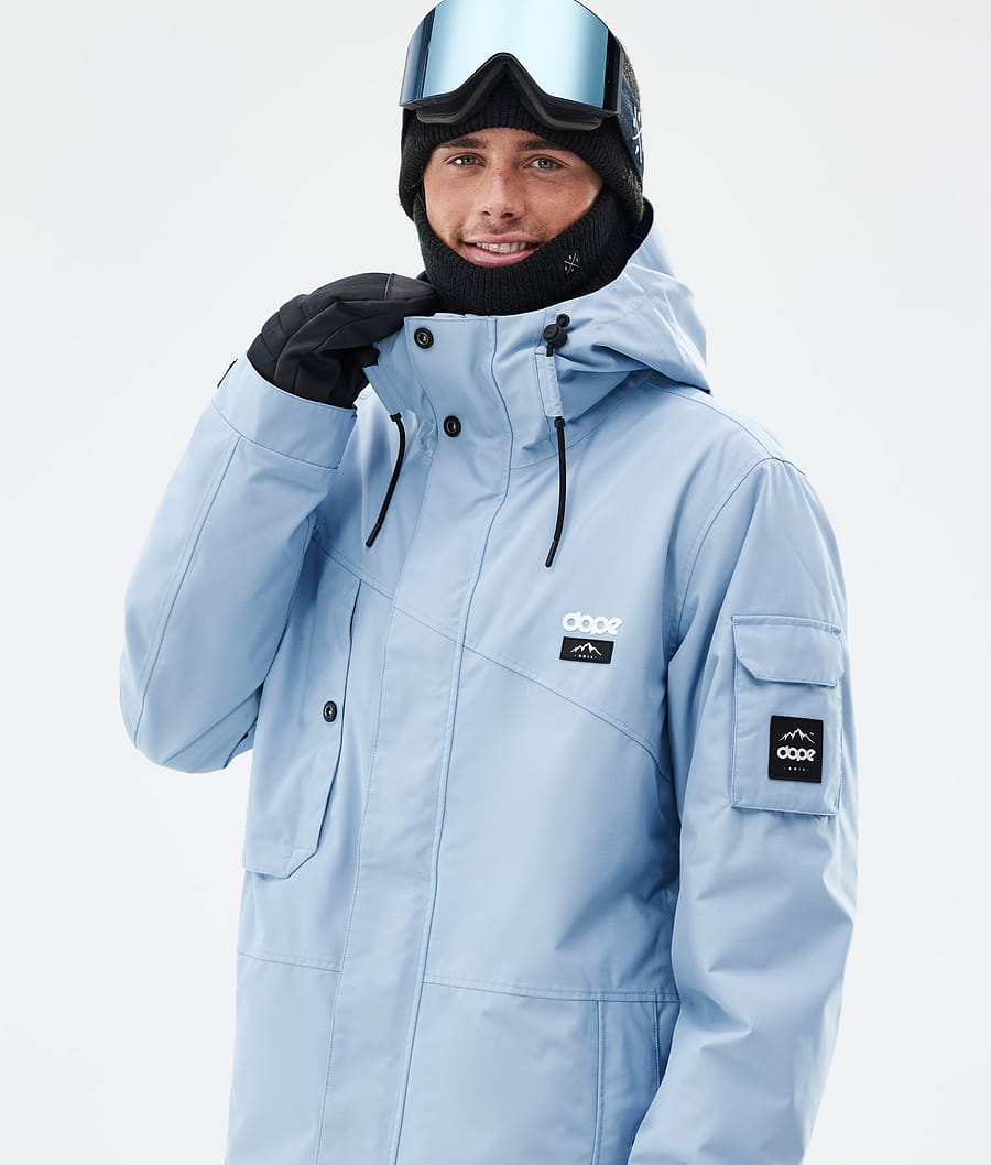 Adept Snowboard Jacket Men Light Blue