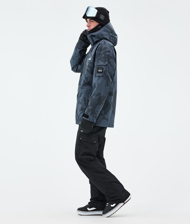 Adept Snowboard Jacket Men Metal Blue Camo, Image 4 of 10