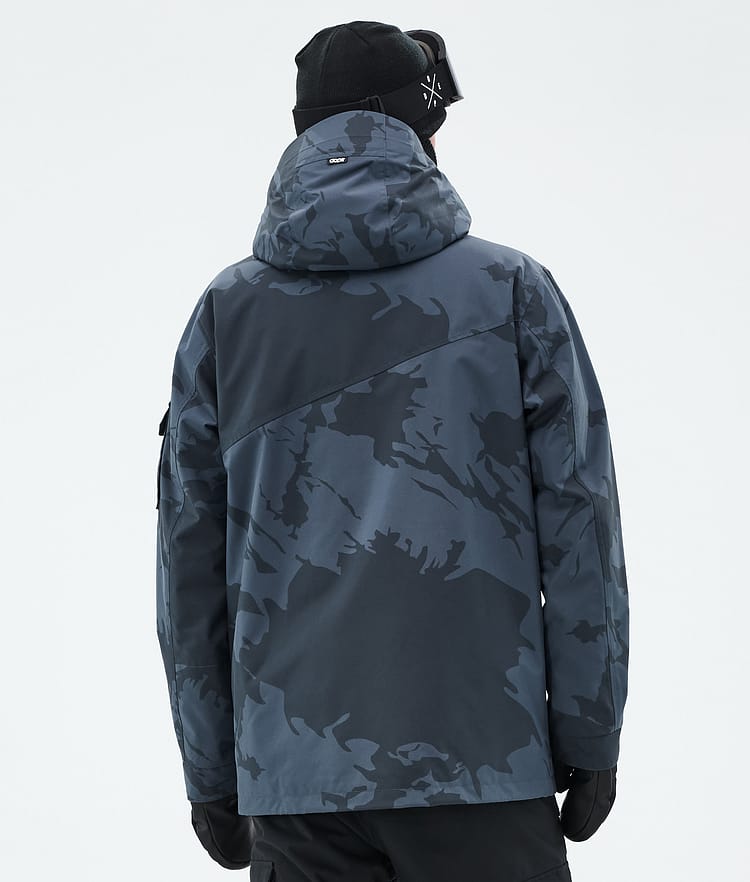 Adept Ski Jacket Men Metal Blue Camo, Image 7 of 10