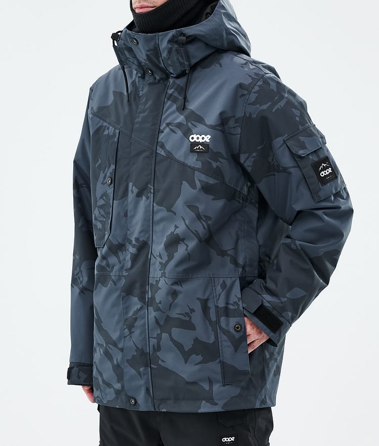 Adept Ski Jacket Men Metal Blue Camo, Image 8 of 10