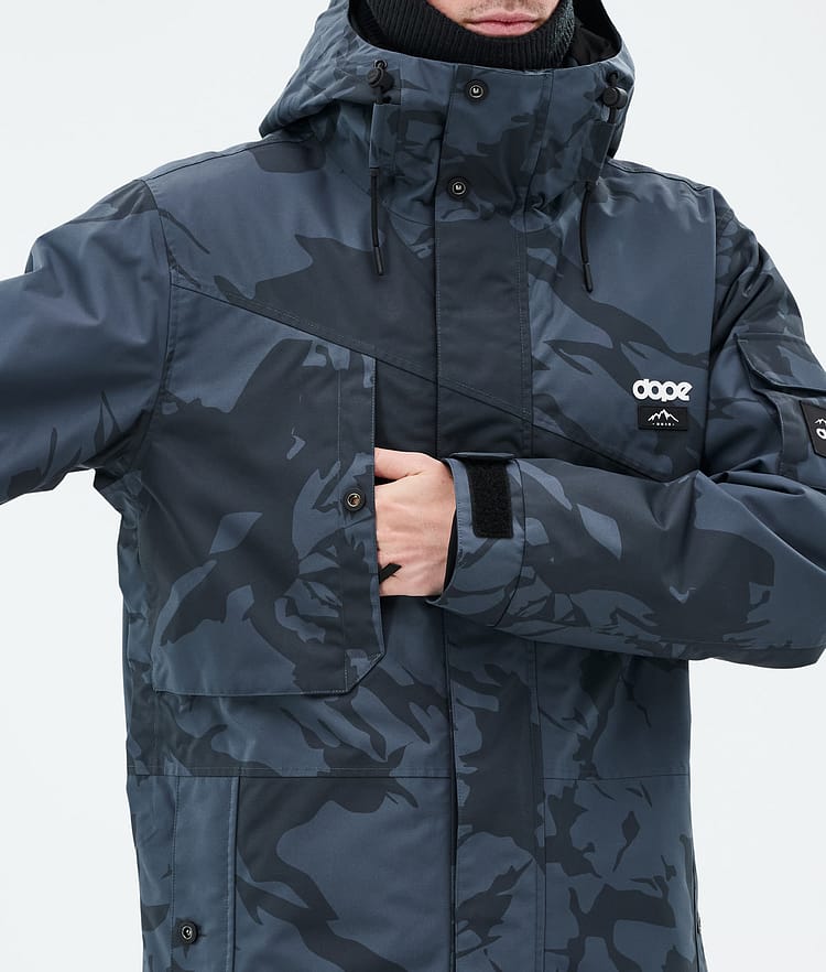 Adept Ski Jacket Men Metal Blue Camo, Image 9 of 10