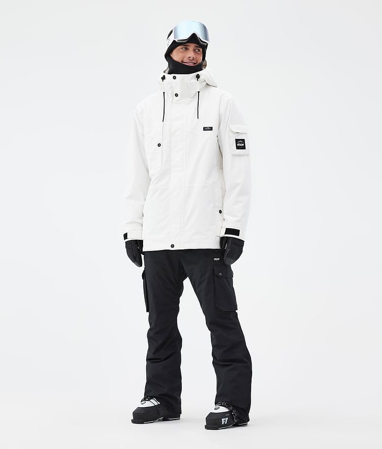 Adept Manteau Ski Homme Old White