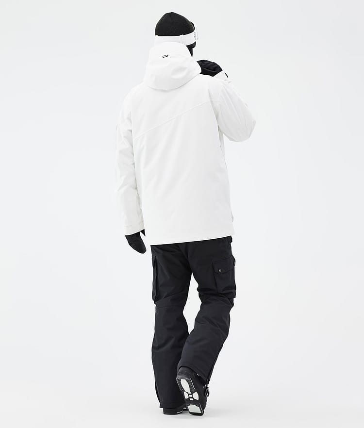 Adept Veste de Ski Homme Old White