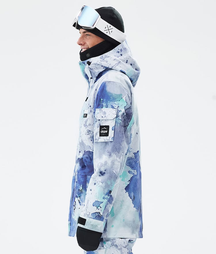 Adept Snowboard Jacket Men Spray Blue Green, Image 5 of 9
