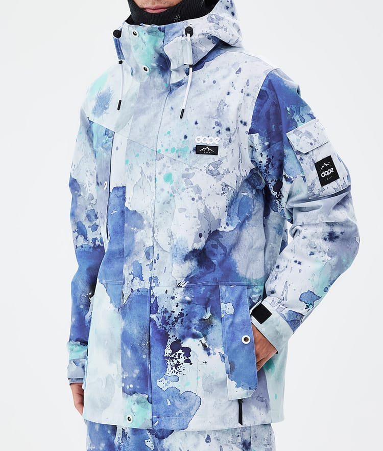 Adept Kurtka Snowboardowa Mężczyźni Spray Blue Green