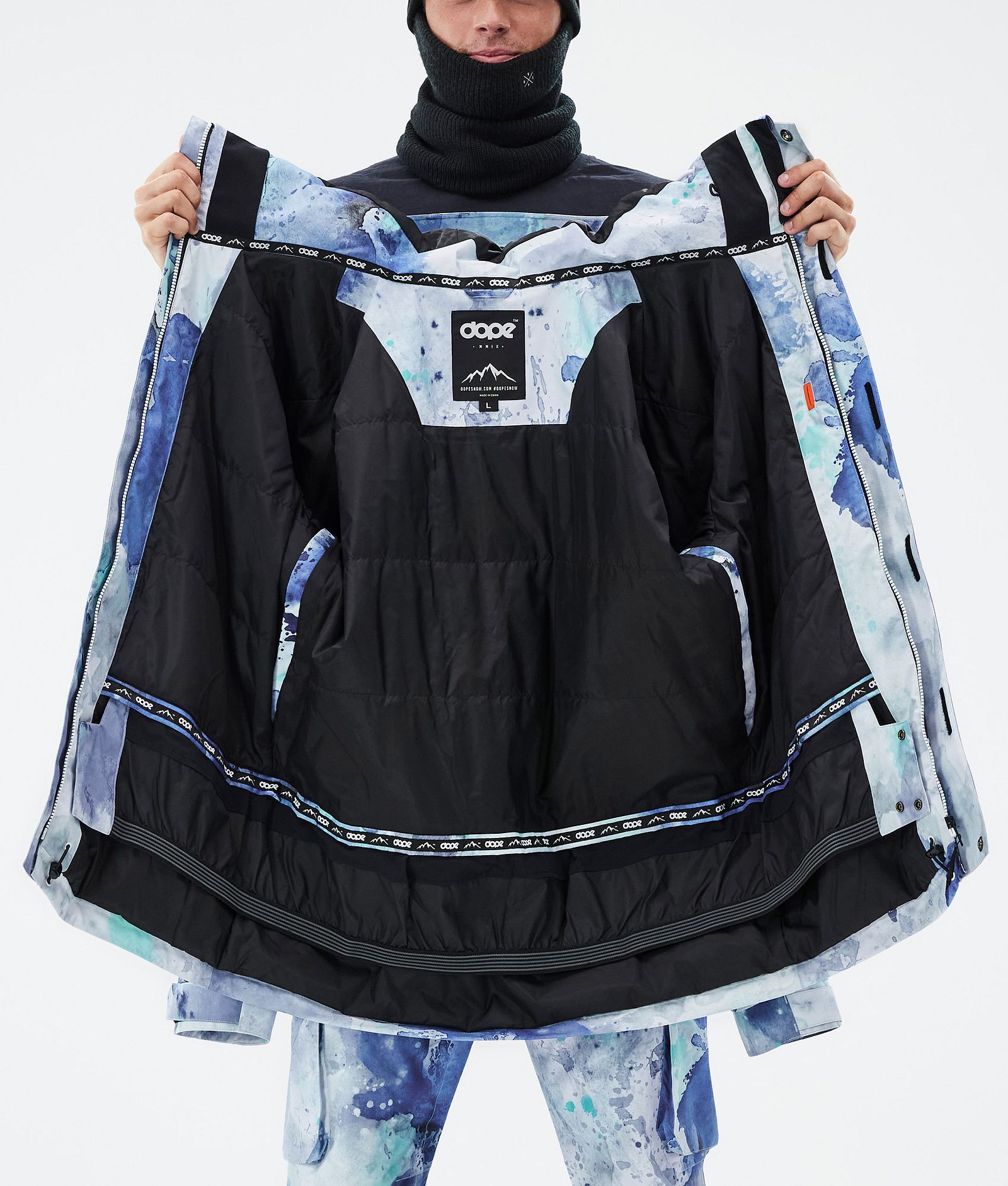 Adept Snowboard Jacket Men Spray Blue Green, Image 9 of 9