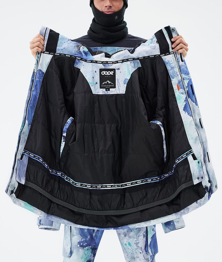 Adept Snowboard Jacket Men Spray Blue Green, Image 9 of 9