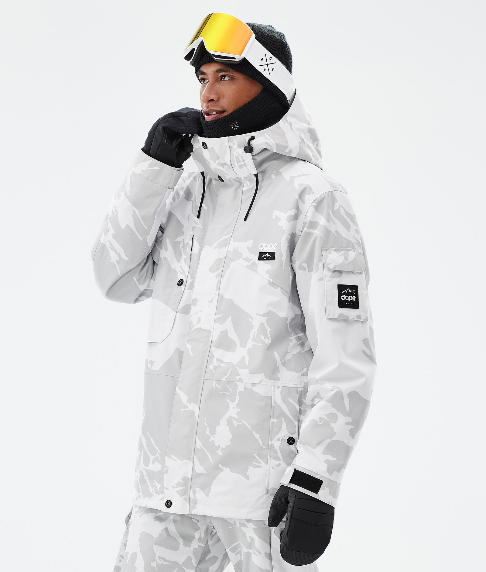 Adept Snowboard Jacket Men Grey Camo, Image 1 of 9