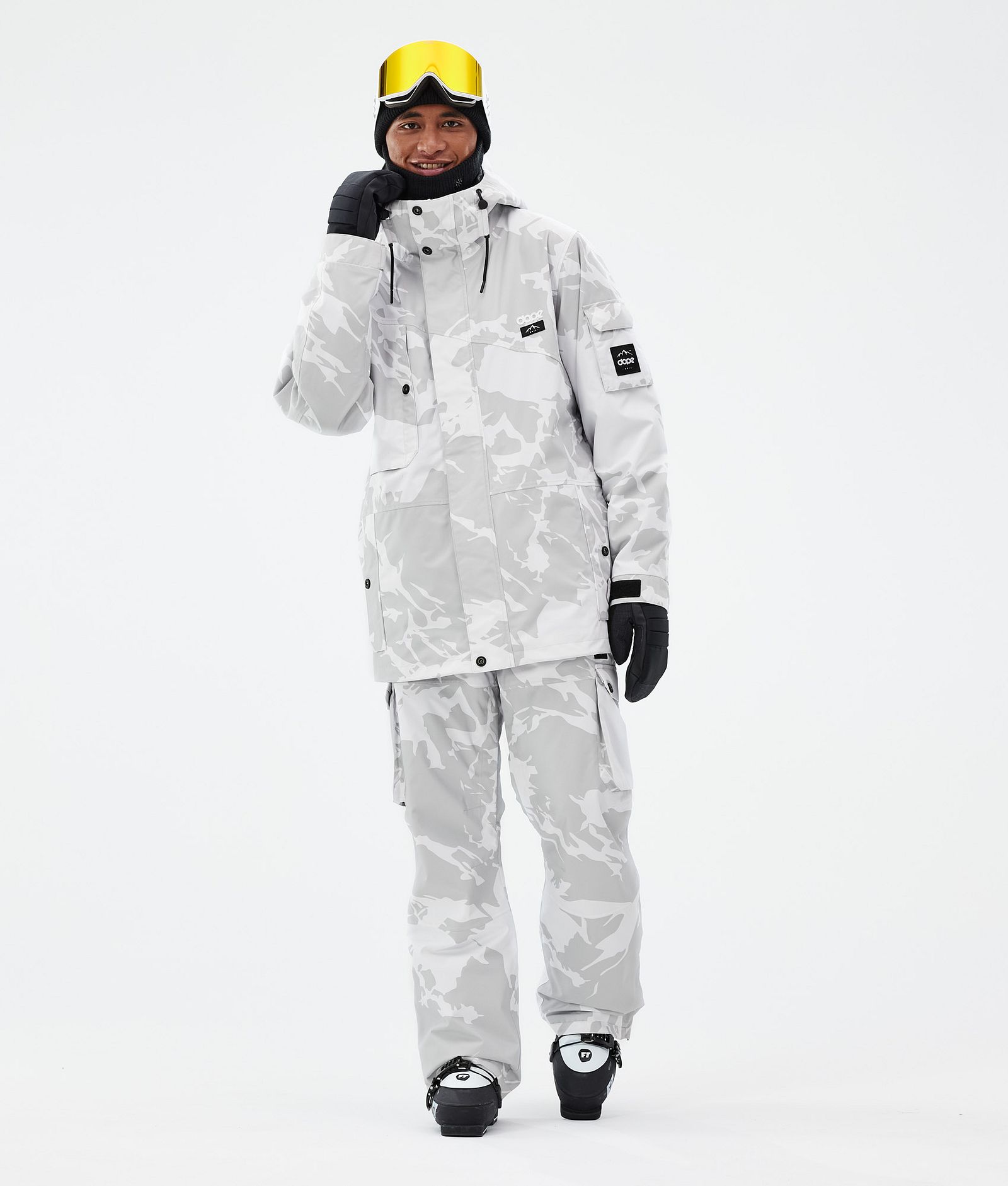 Adept Ski Jacket Men Grey Camo, Image 2 of 9