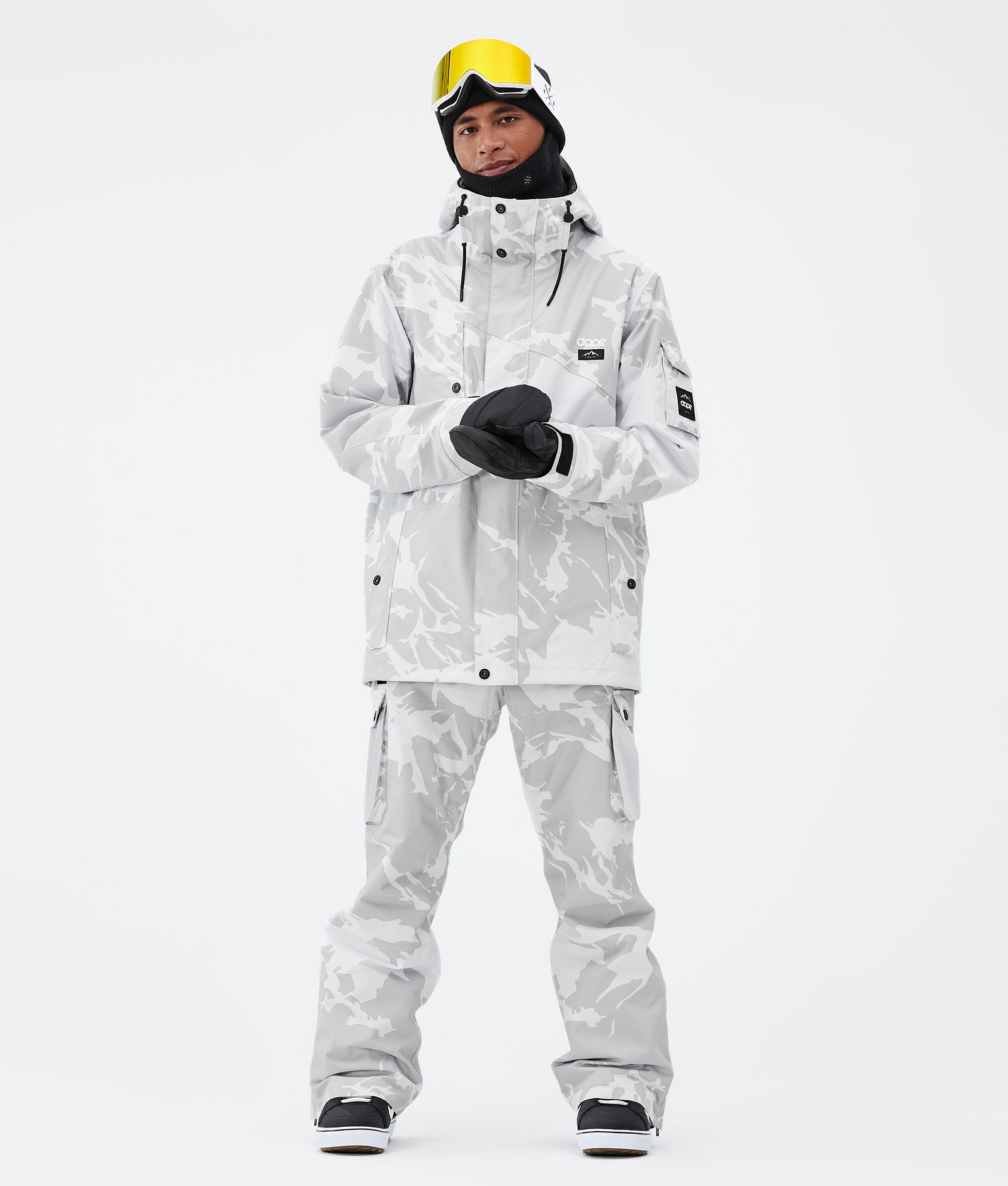 Adept Veste Snowboard Homme Grey Camo, Image 2 sur 9