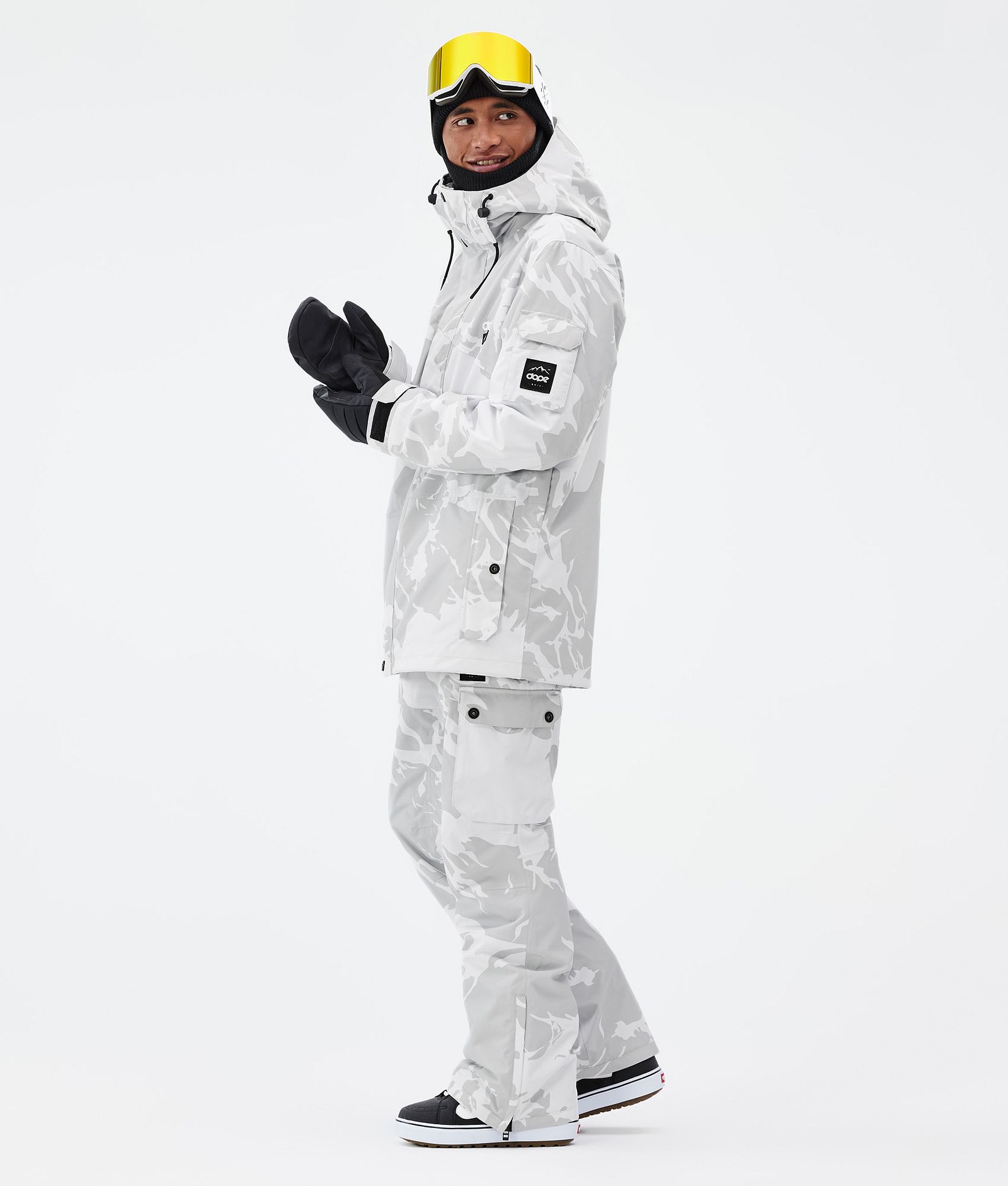 Adept Giacca Snowboard Uomo Grey Camo