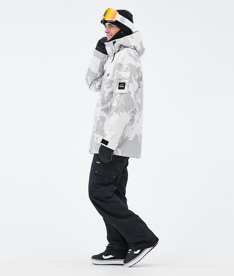 Adept Snowboard Jacket Men Grey Camo, Image 4 of 10