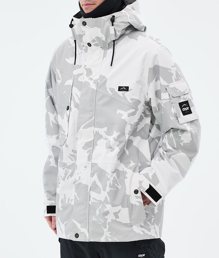 Adept Snowboard Jacket Men Grey Camo, Image 8 of 10