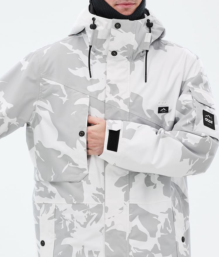Adept Snowboard Jacket Men Grey Camo, Image 9 of 10