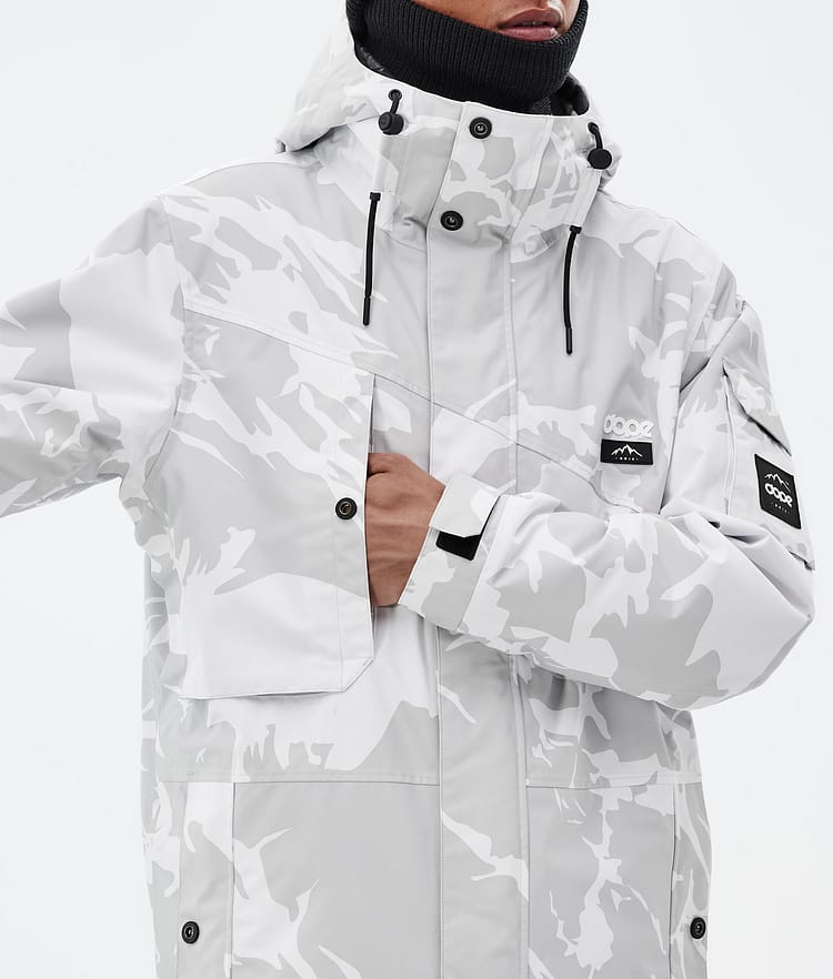 Adept Snowboard Jacket Men Grey Camo, Image 9 of 9