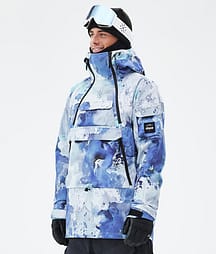 Dope Akin Ski jas Heren Spray Blue Green