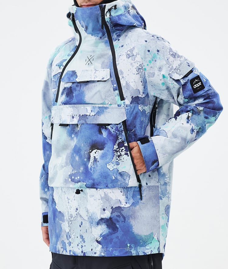 Akin Ski Jacket Men Spray Blue Green, Image 8 of 8