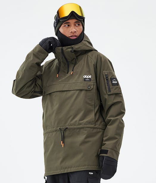 Annok Kurtka Snowboardowa Mężczyźni Olive Green