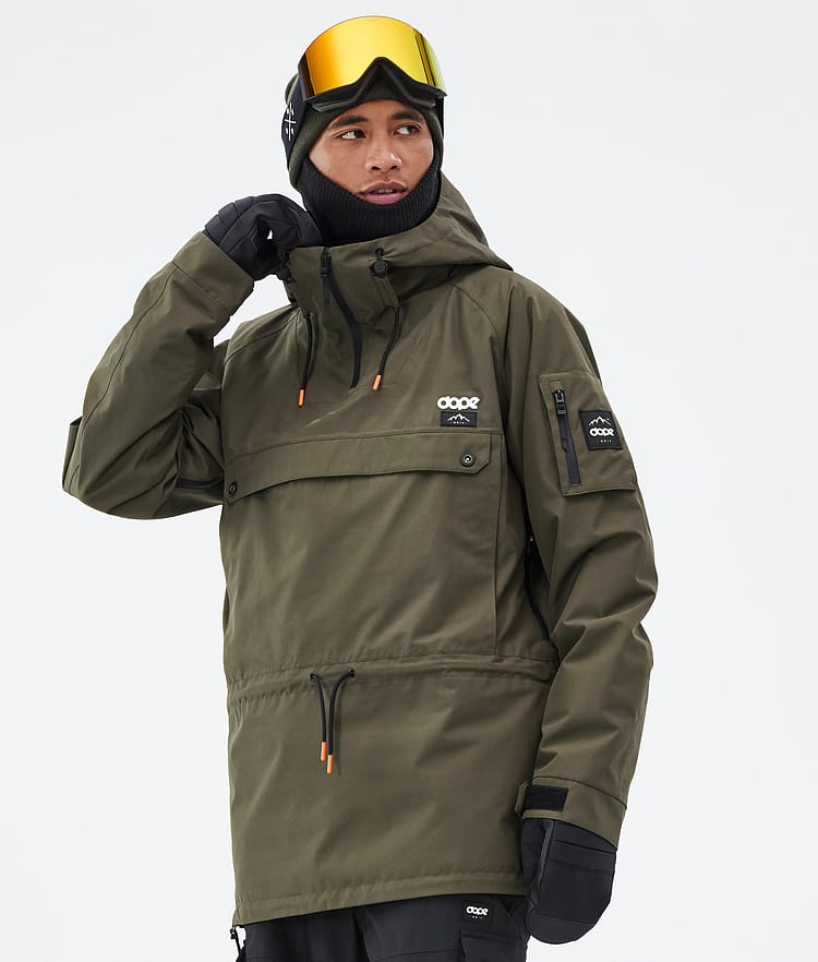 Annok Snowboardjacka Herr Olive Green, Bild 1 av 8