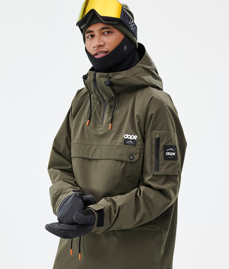 Annok Snowboard Jacket Men Olive Green