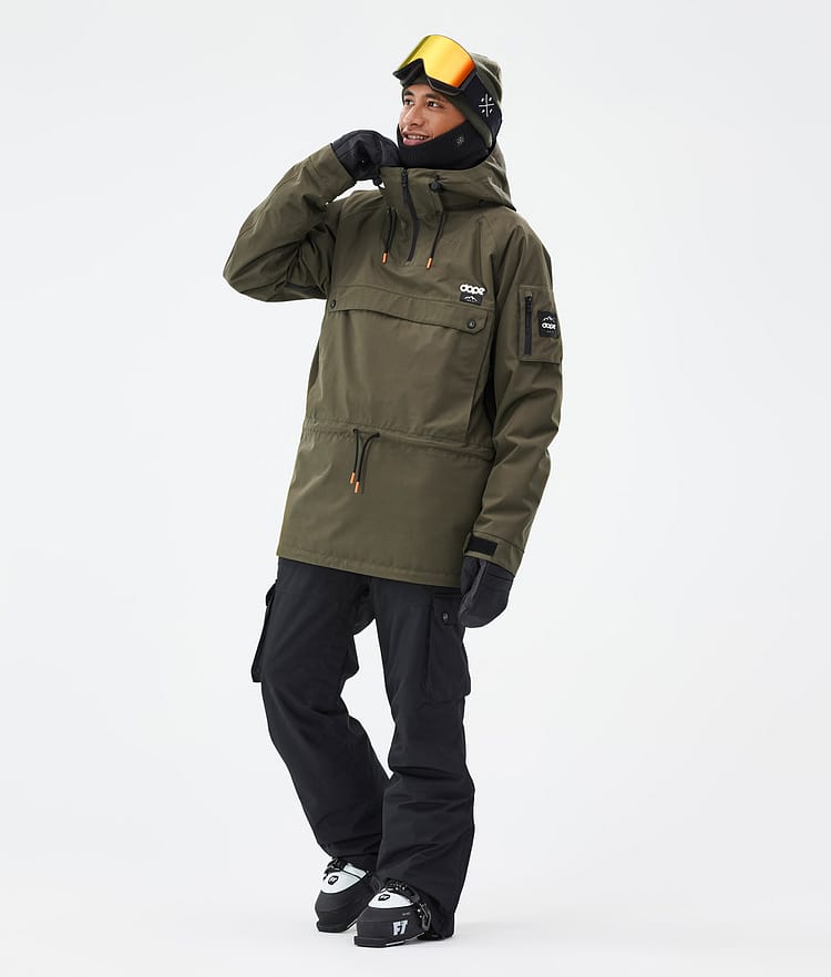 Annok Veste de Ski Homme Olive Green, Image 3 sur 8