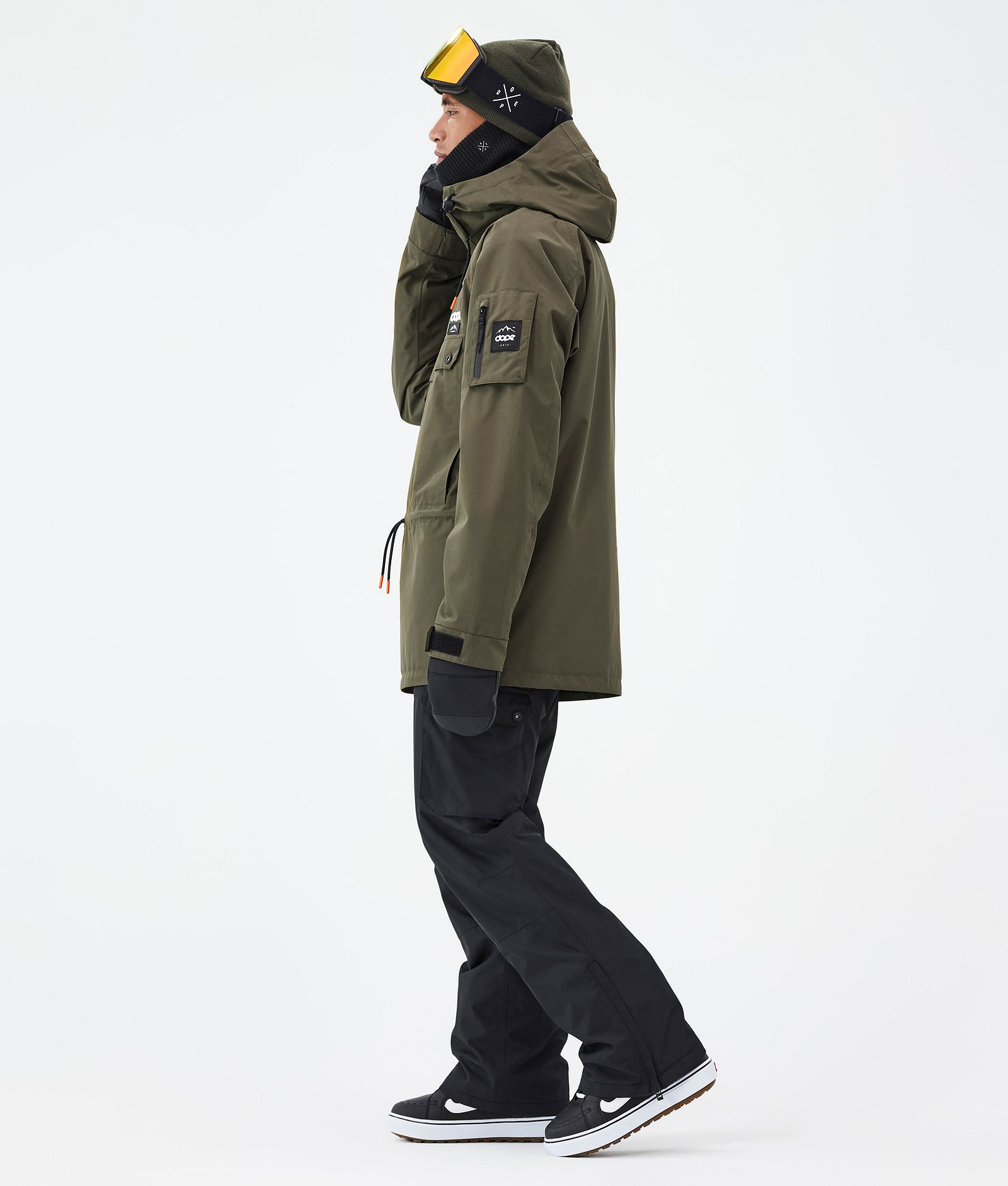 Annok Snowboardjacka Herr Olive Green, Bild 3 av 8