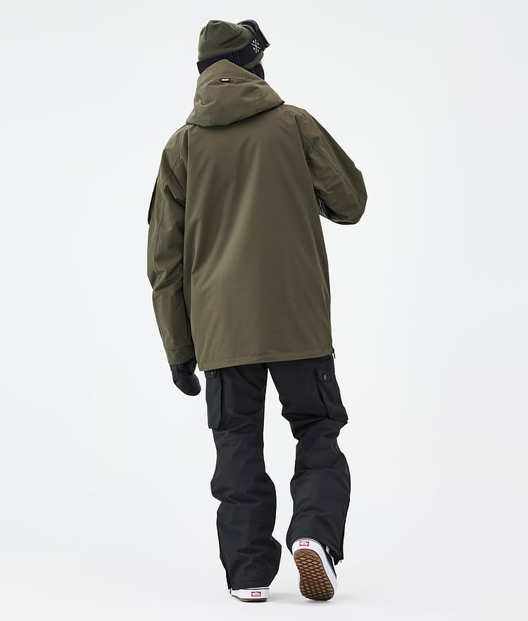 Annok Snowboardjacka Herr Olive Green, Bild 4 av 8