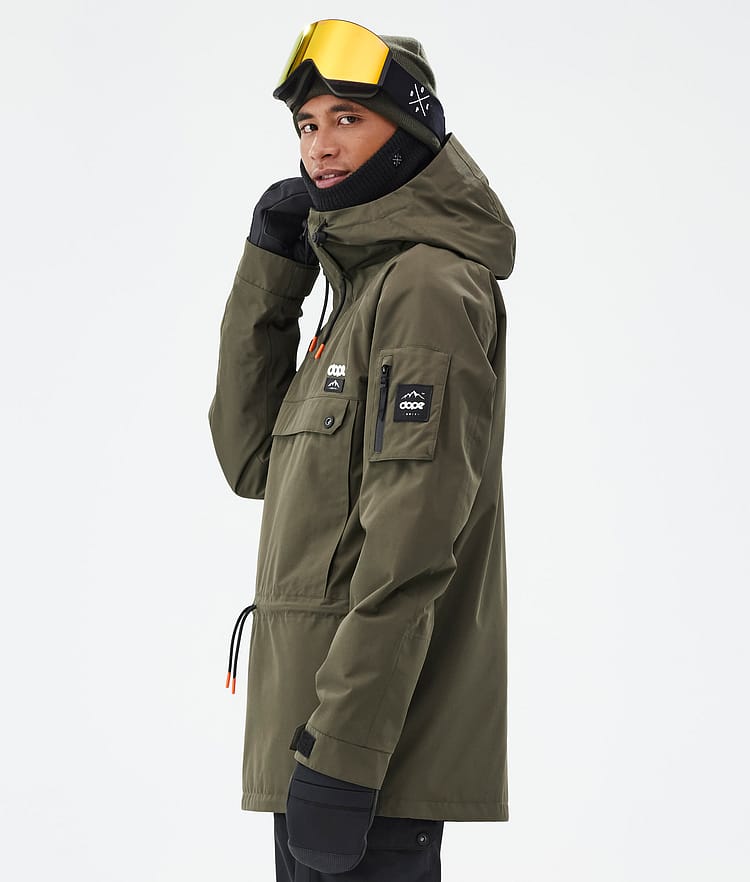 Annok Snowboardjacka Herr Olive Green, Bild 5 av 8