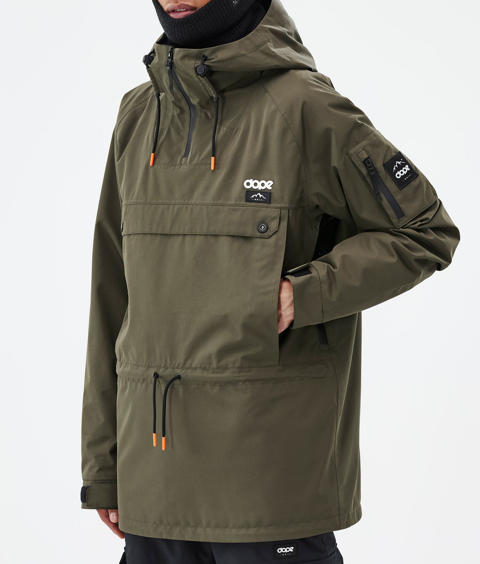 Annok Veste de Ski Homme Olive Green, Image 7 sur 8