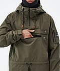 Annok Veste de Ski Homme Olive Green, Image 8 sur 8