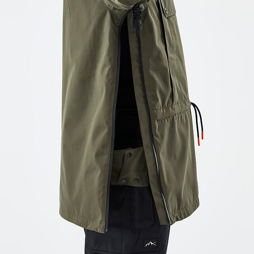 Side Zipper with Inner Placket Main Product Details Image,