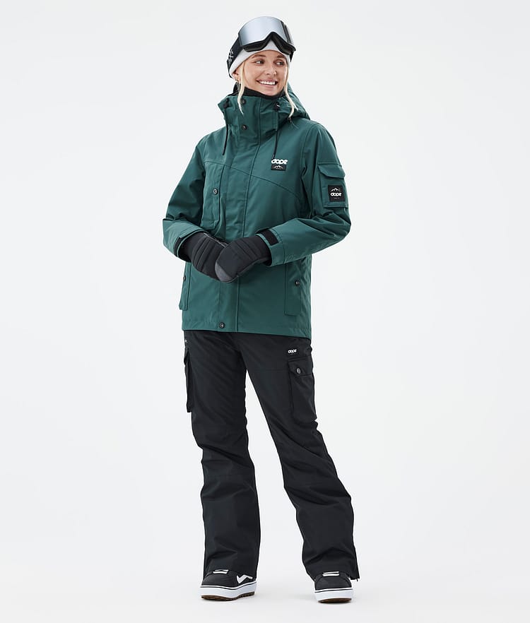 Adept W Snowboard Jacket Women Bottle Green Renewed, Image 3 of 9